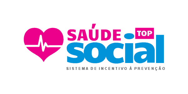 Criação de logomarca da Saúde Social TOP pela equipe da Loup Brasil.