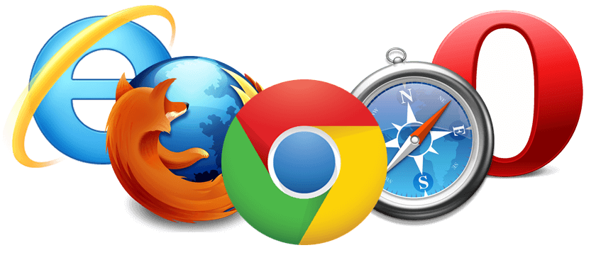Entre eles, a versão mais recente do Google Chrome, Microsoft Edge, Mozilla Firefox, e Safari..